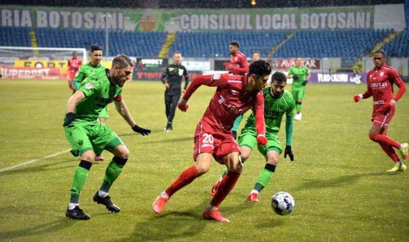 FC Botoșani a trecut fără emoții de Dinamo, scor 4-0
