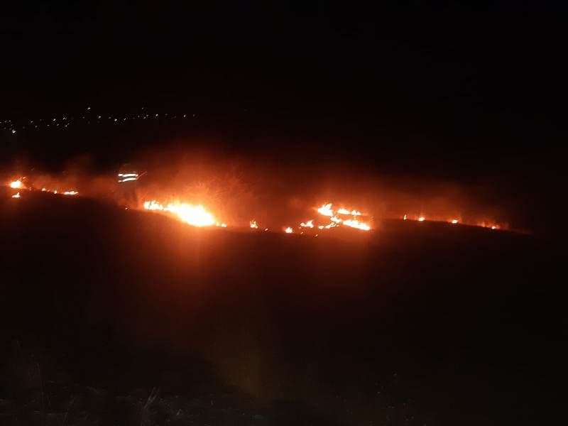 35 hectare de vegetație distruse în incendii duminică după-amiază, în județul Botoșani