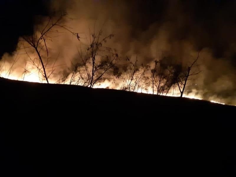 Opt incendii în mai puțin de opt ore în județul Botoșani - FOTO