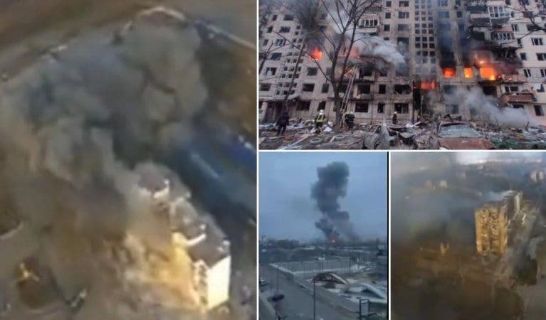 Un nor toxic format în urma bombardamentelor din Ucraina se apropie de România