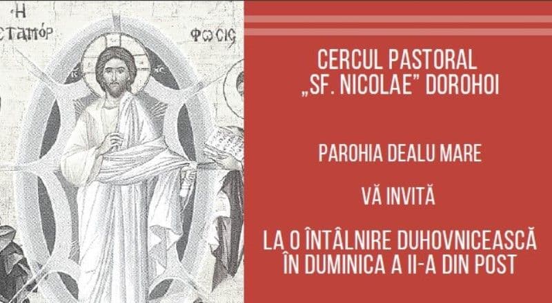 Seară duhovnicească închinată Sfântului Grigore Palama, în Parohia „Sfântul Ilie” – Dealu Mare