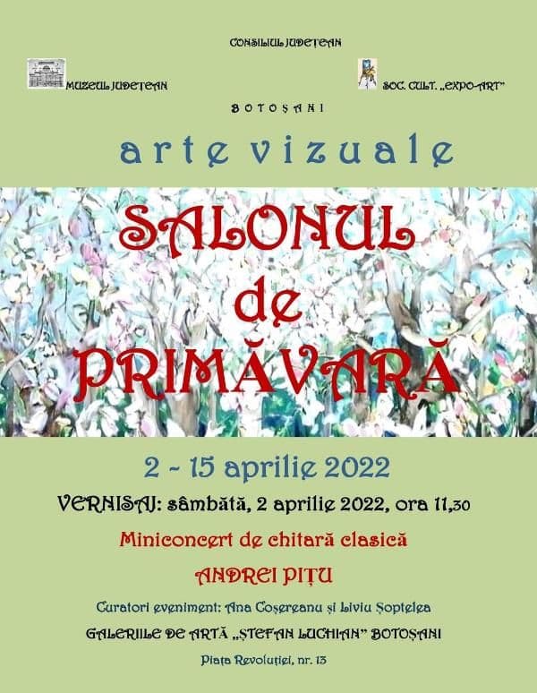 Salonul de primăvară: Eveniment expozițional organizat la Muzeul Judeţean Botoşani