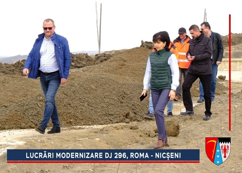 Lucrări de modernizare a drumului județean Roma și Nicșeni - FOTO