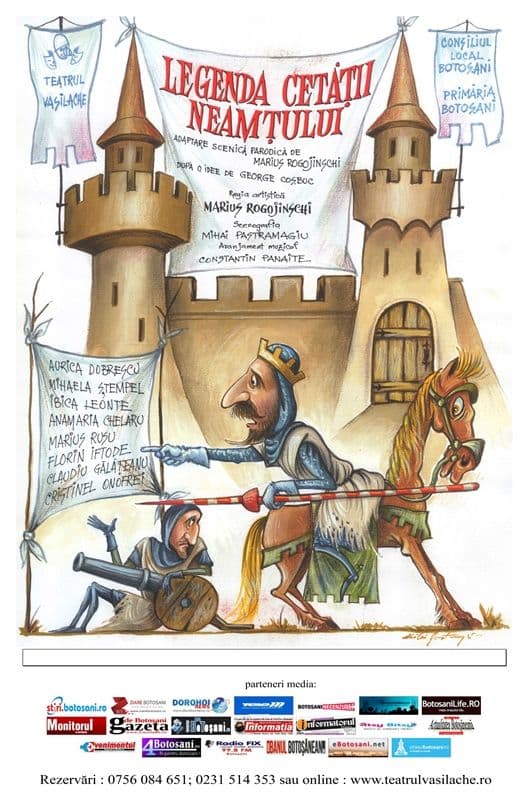Legenda Cetății Neamțului pe scena Teatrului Vasilache Botoșani