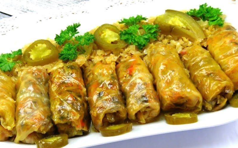 Sarmale cu ciuperci în varză murată