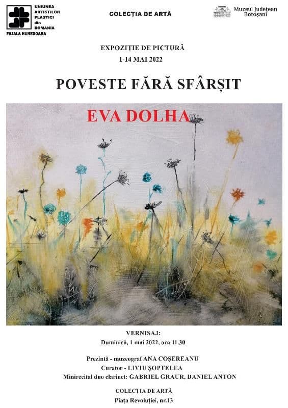 Expoziția de pictură „Poveste fără sfârșit” la Muzeul Judeţean Botoşani