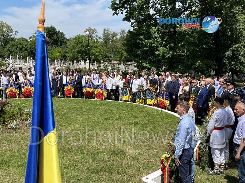 Eroii comemorați la Dorohoi în zi de Înălțare - FOTO