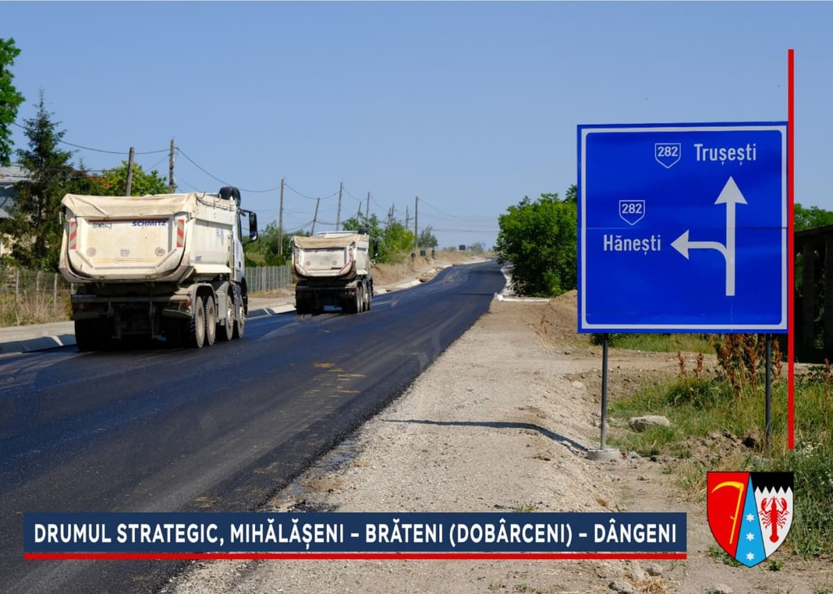 Asfaltare finalizată pe Lotul 1 din Drumul Strategic - FOTO