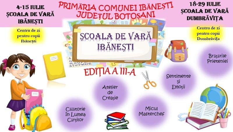 Școala de vară Ibănești – „Pășește pe tărâmul veseliei” - FOTO