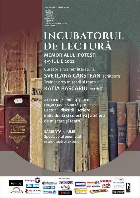 Incubatorul de lectură (ediția 2022) la Ipoteşti