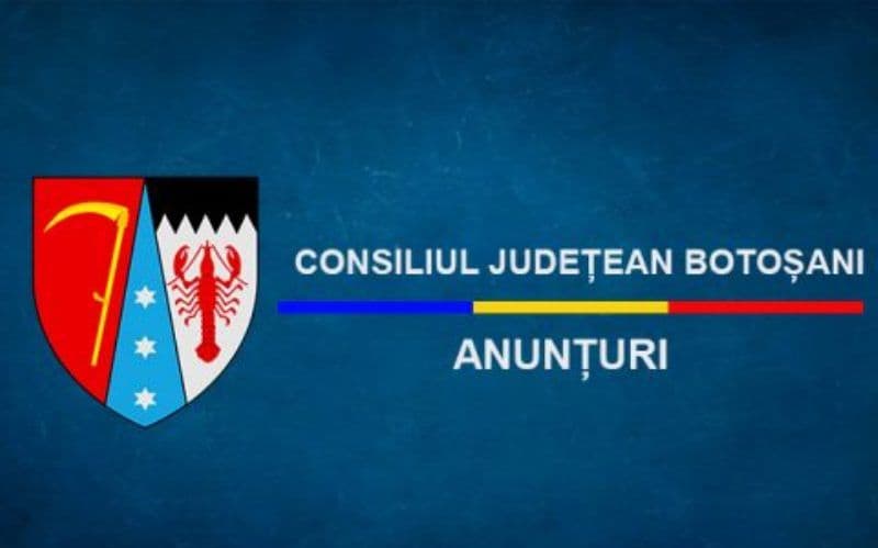 UAT Județul Botoșani organizează Concurs de soluții pentru realizare semnal de delimitare a județului Botoșani