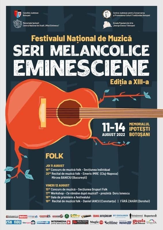 Memorialul Ipotești - A început cea de-a XIII-a ediția a Festivalului Serile melancolice eminesciene