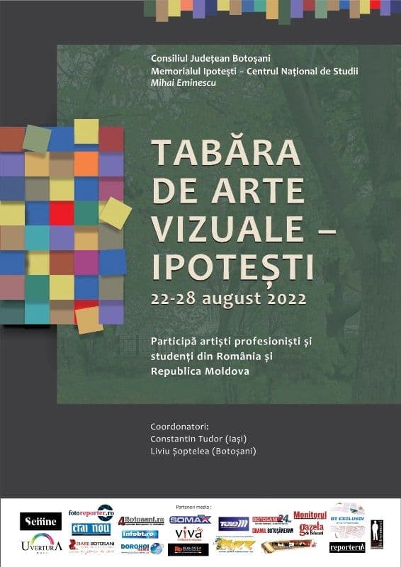 Tabăra de artă vizuală (pictură) – 22-28 august, la Memorialul Ipotești
