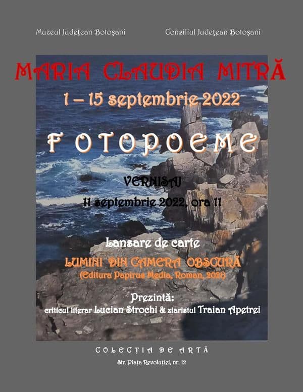 Expoziția de fotografie „Fotopoeme” la Muzeul Județean Botoșani