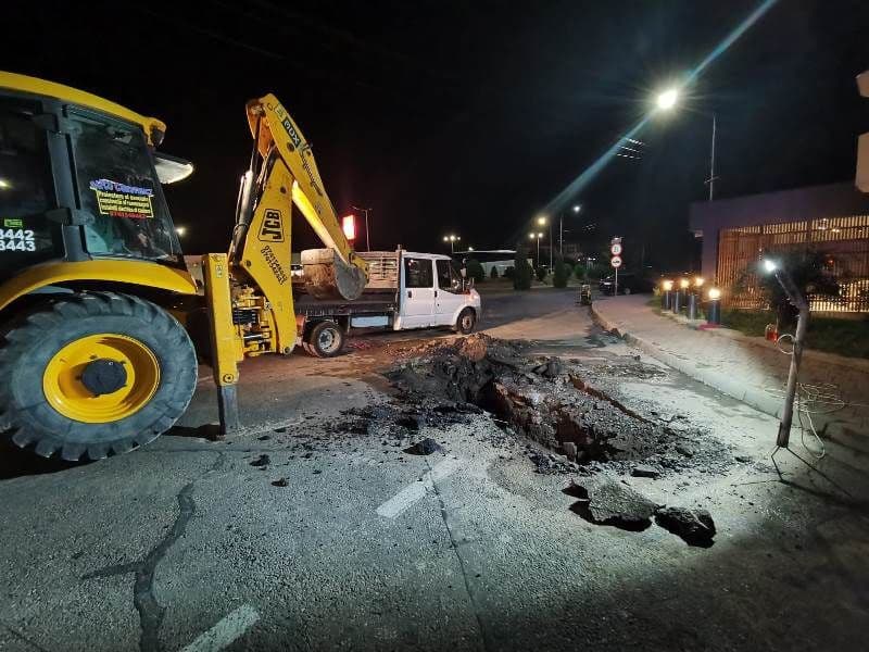 Avarie la conducta de apă! Municipiul Dorohoi și două comune afectate de acest incident - FOTO