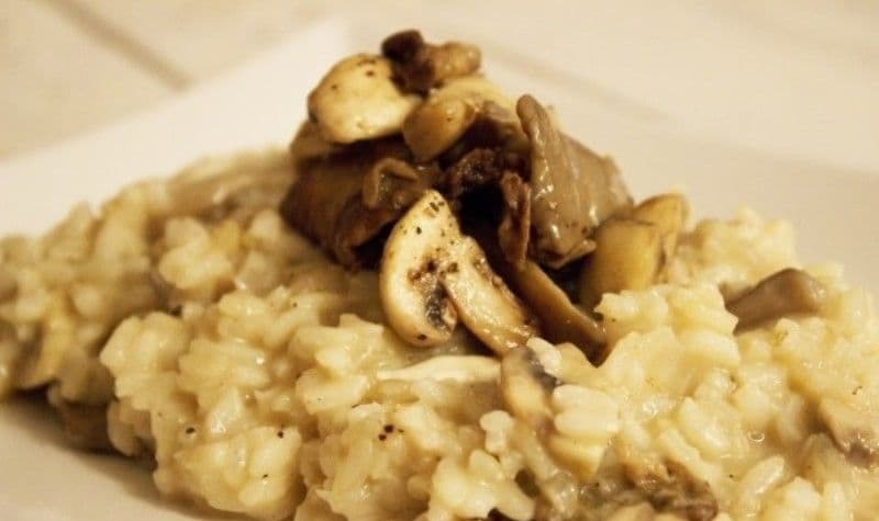 Risotto cu ciuperci pleurotus