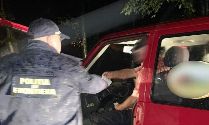 Descoperit beat la volan de polițiștii de frontieră dorohoieni 
