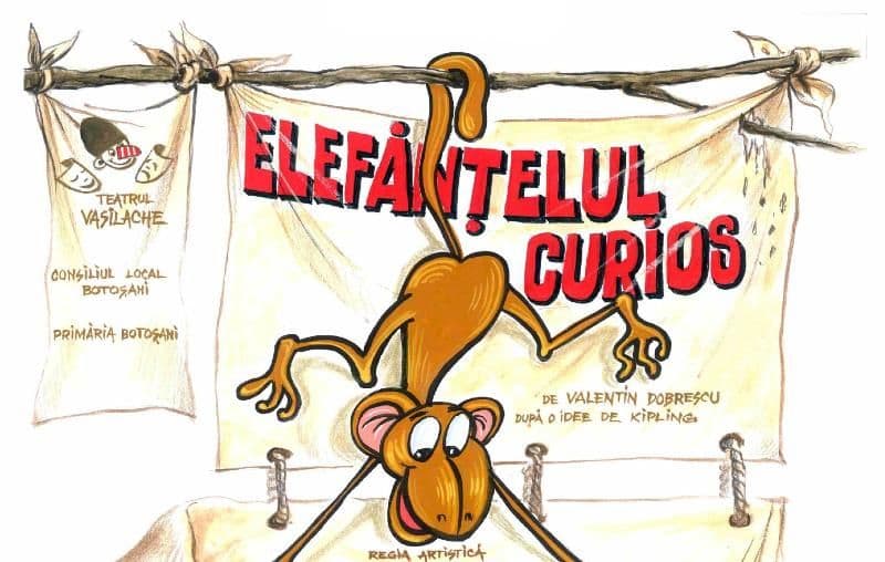Teatrul „Vasilache” Botoșani vă invită la o întâlnire cu Dodo… Elefănţelul curios