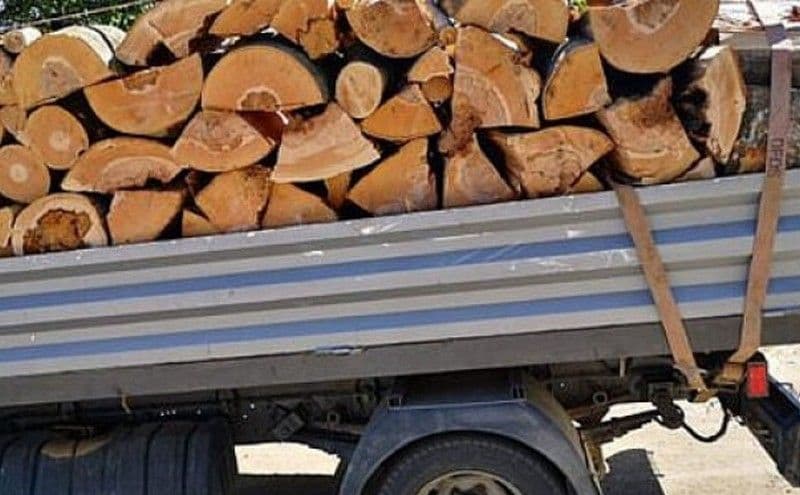 Un tânăr a rămas fără lemnul pe care îl transporta după ce i l-au confiscat polițiștii