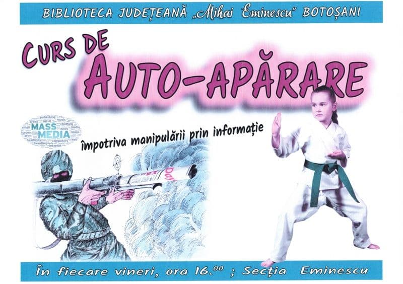 Curs de auto-apărare împotriva manipulării prin informație la Botoșani