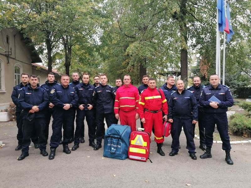Sesiuni de prim ajutor dedicate jandarmilor botoșăneni - FOTO