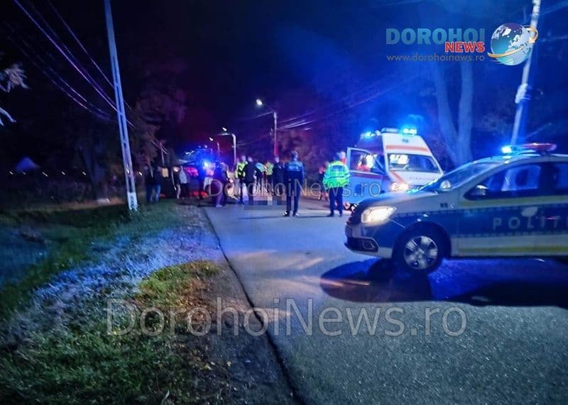Accident mortal! Un bărbat a fost acroșat de o mașină la ieșirea din Dorohoi