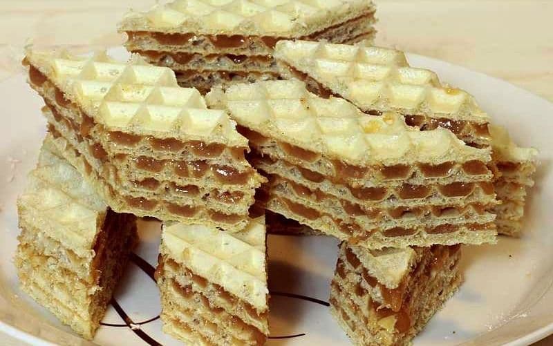 Napolitane cu caramel