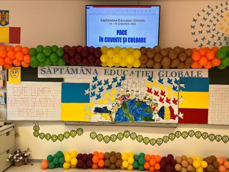 Limbajul păcii la Școala Cornerstone în Săptămâna Educației Globale - FOTO