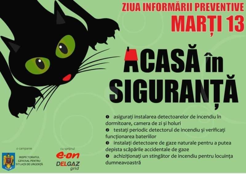 13 DECEMBRIE - Ziua informării preventive