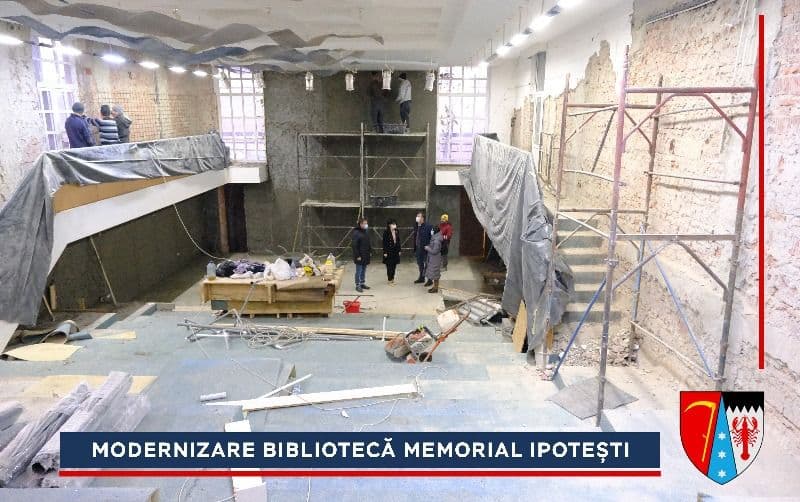 Modernizari la Biblioteca Memorialului Ipotesti (2)