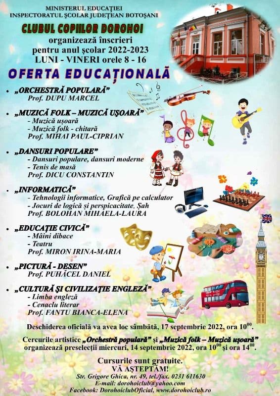 Oferta educationala 2022-2023
