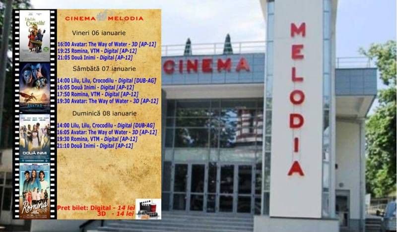 Vezi ce filme vor rula la Cinema „MELODIA” Dorohoi, în săptămâna 6 - 8 ianuarie – FOTO