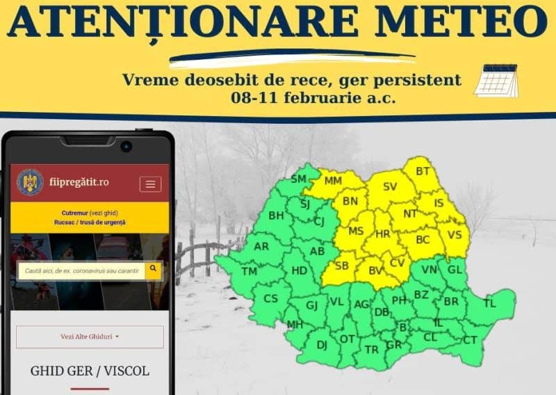 COD GALBEN de GER pentru județul Botoșani