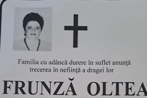 Sincere condoleanțe din partea Colectivului Școlii Gimnaziale „Mihail Sadoveanu” Dumbrăvița