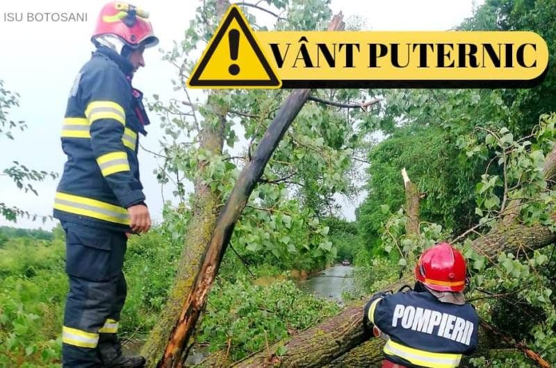 COD GALBEN de intensificări ale vântului și precipitații mixte