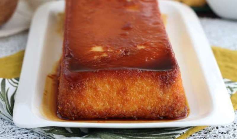 Prăjitură cu cocos și caramel