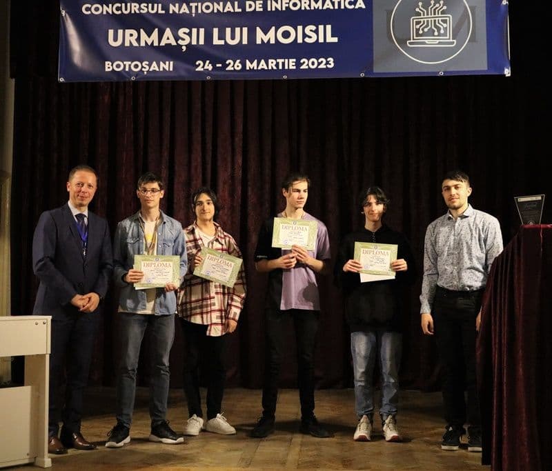 Concursul Național de Informatică „Urmașii lui Moisil” 2023 organizat la Botoșani s-a încheiat cu succes - FOTO