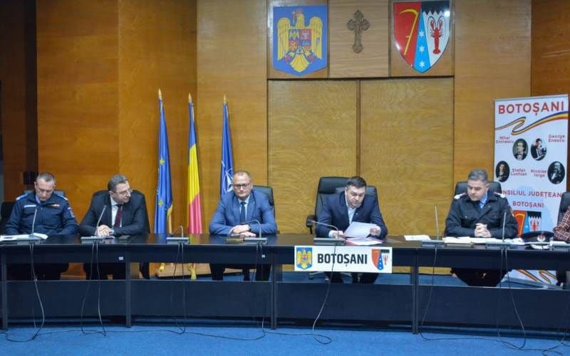 Măsuri dispuse la nivelul județului Botoșani pentru prevenirea unor situații de urgență - FOTO
