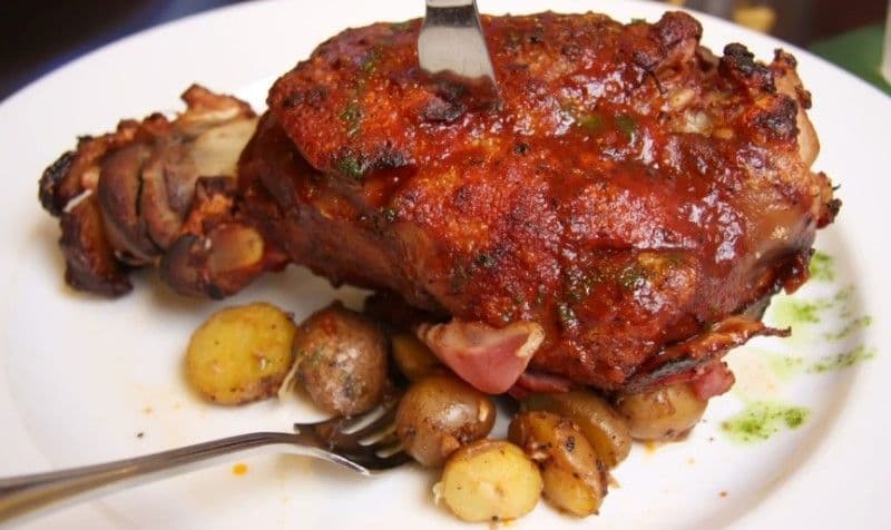 Pulpă de porc la cuptor