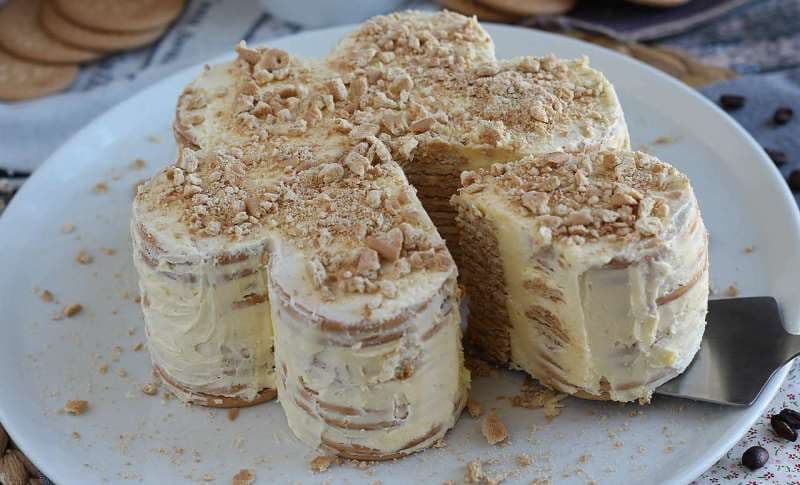 Tort portughez de biscuiți