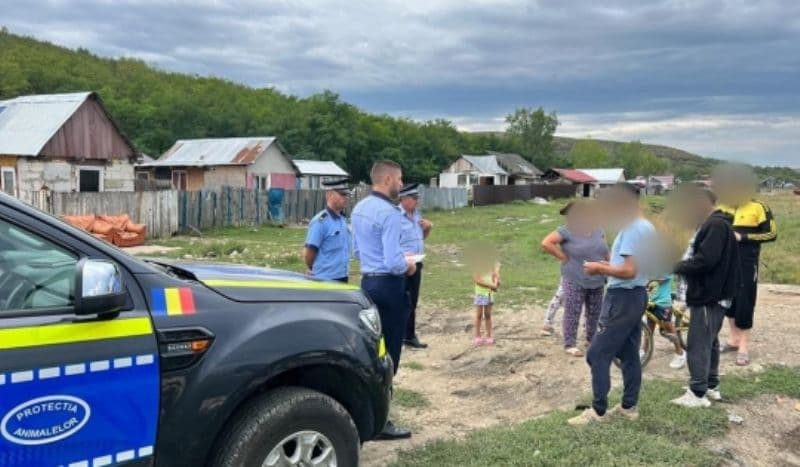 Acțiune a polițiștilor din cadrul Biroului pentru Protecția Animalelor