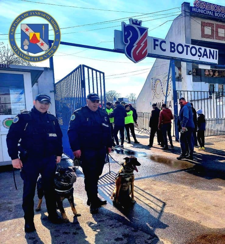 Măsuri de ordine la meciul de fotbal FC Botoșani – Universitatea Cluj