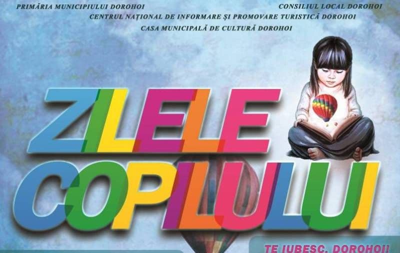Evenimente pentru copii la Dorohoi cu ocazia zilei Internaționale a copilului. Vezi programul!