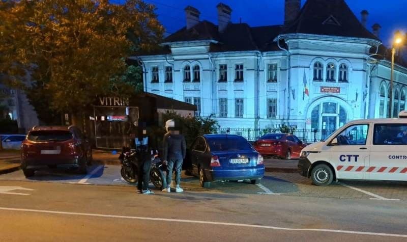 Sancțiuni aplicate conducătorilor de motociclete în urma unei acțiuni a polițiștilor împreună cu reprezentanți R.A.R. 