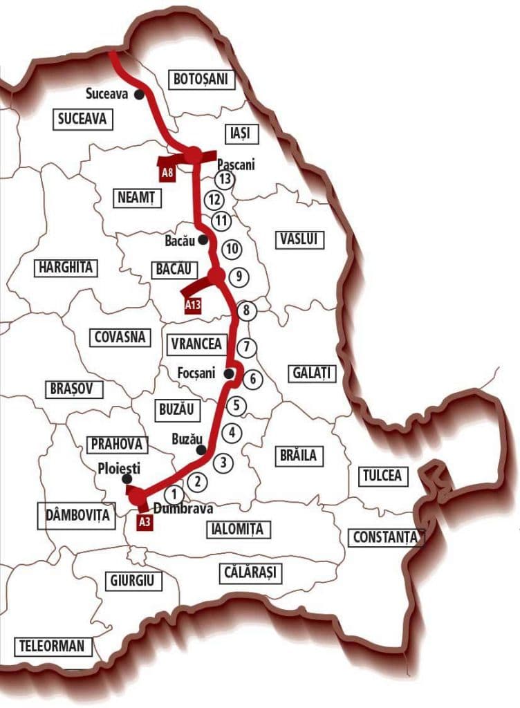 Dan Șlincu: „Autostrada A7, care leagă Moldova de București începe să prindă contur de la un capăt la celălalt”