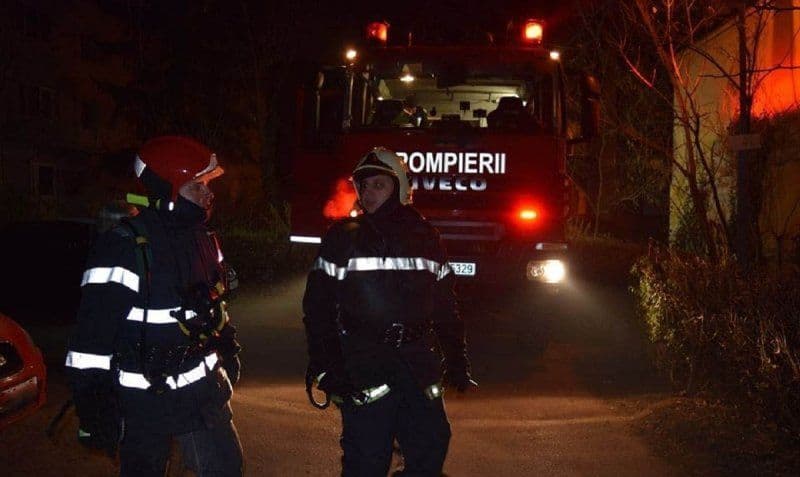 Incendiu izbucnit într-un apartament din Botoșani