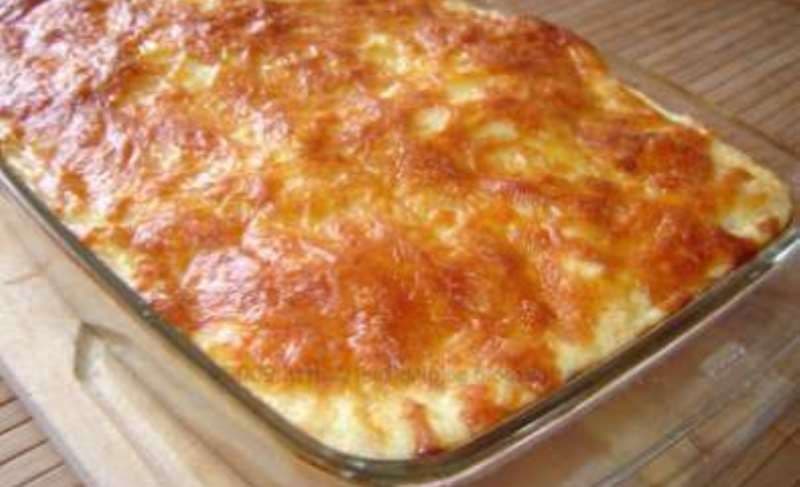 Budincă de conopidă cu bacon