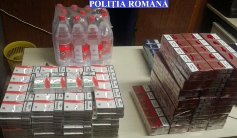 Sancțiune de 20.000 de lei, pentru țigări și alcool fără documente