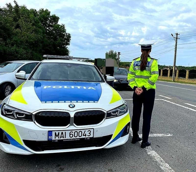 Atenție la viteză! Polițiștii desfășoară activități pe raza județului, în cadrul operațiunii Speed Marathon
