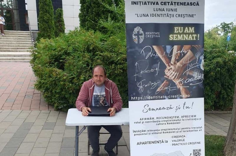 Inițiativa legislativă cetățenească „Luna identității creștine” a ajuns la Dorohoi. Vezi cum poți semna!